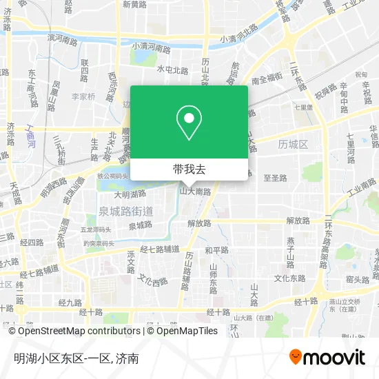 明湖小区东区-一区地图