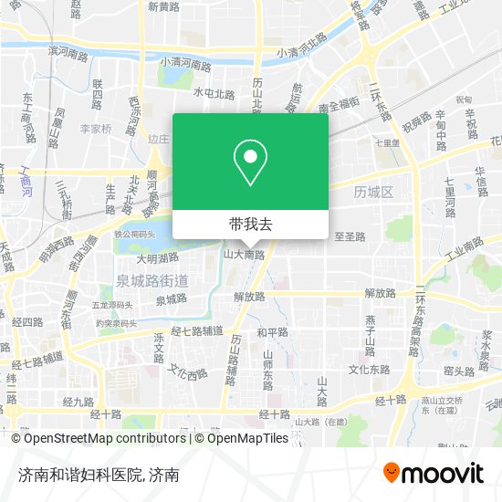 济南和谐妇科医院地图