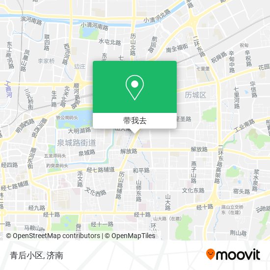 青后小区地图