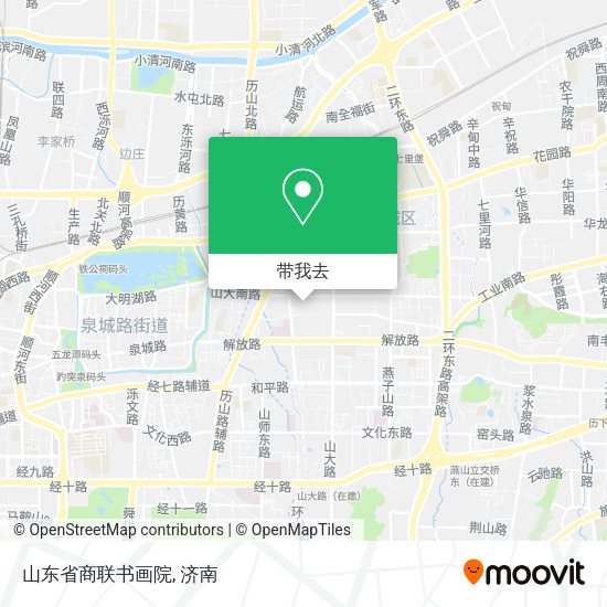 山东省商联书画院地图