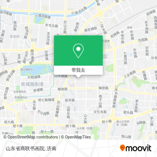 山东省商联书画院地图