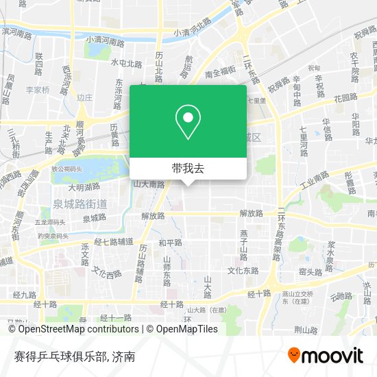 赛得乒乓球俱乐部地图