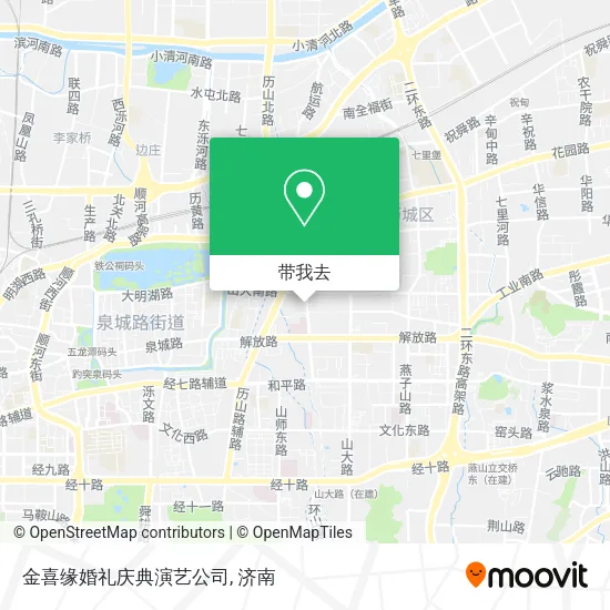 金喜缘婚礼庆典演艺公司地图