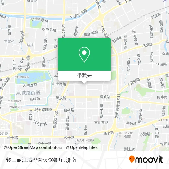 转山丽江腊排骨火锅餐厅地图