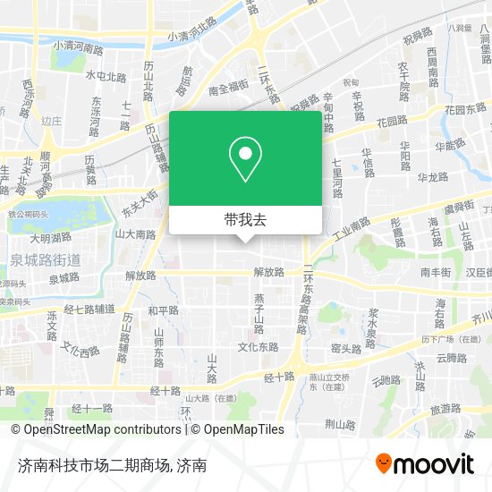 济南科技市场二期商场地图