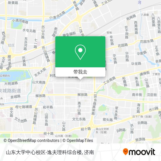 山东大学中心校区-逸夫理科综合楼地图