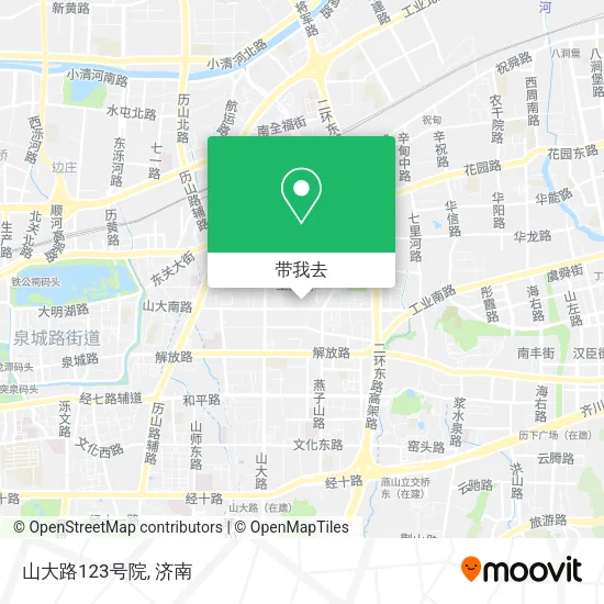 山大路123号院地图