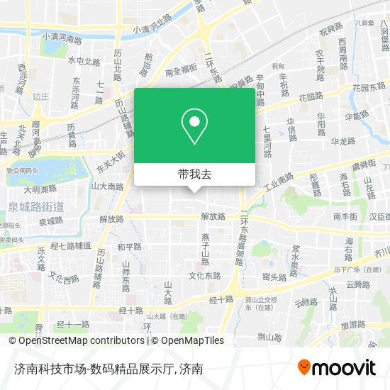 济南科技市场-数码精品展示厅地图
