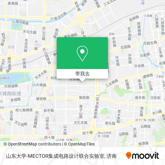 山东大学-MECTOR集成电路设计联合实验室地图