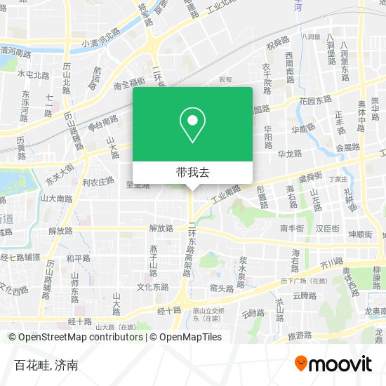 百花畦地图