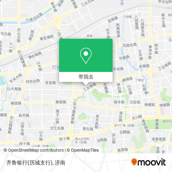 齐鲁银行(历城支行)地图