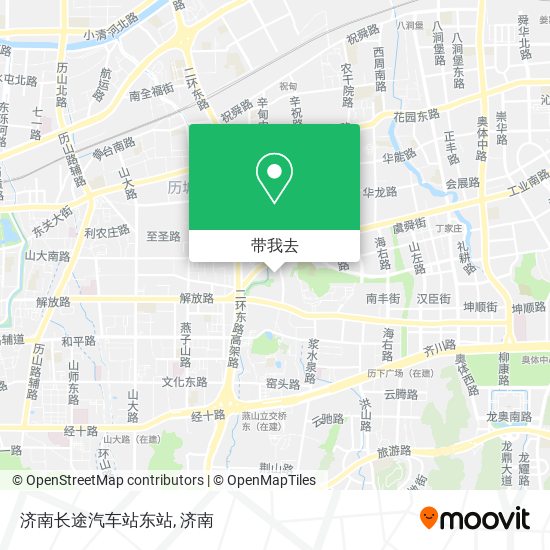 济南长途汽车站东站地图
