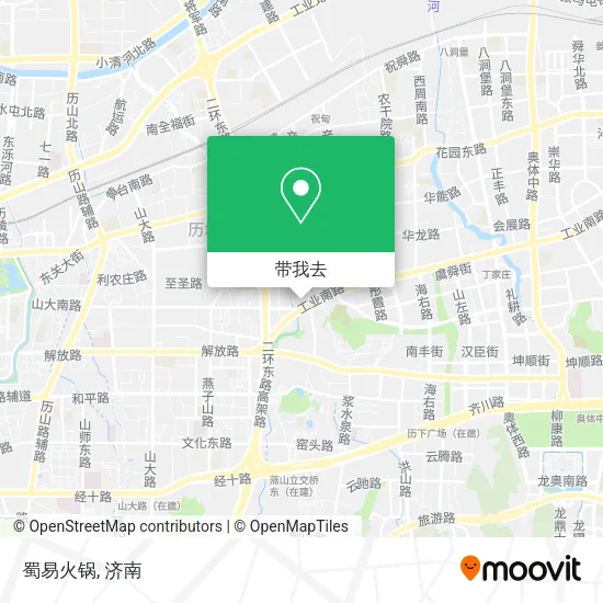 蜀易火锅地图