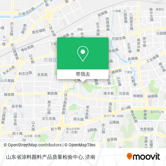 山东省涂料颜料产品质量检验中心地图