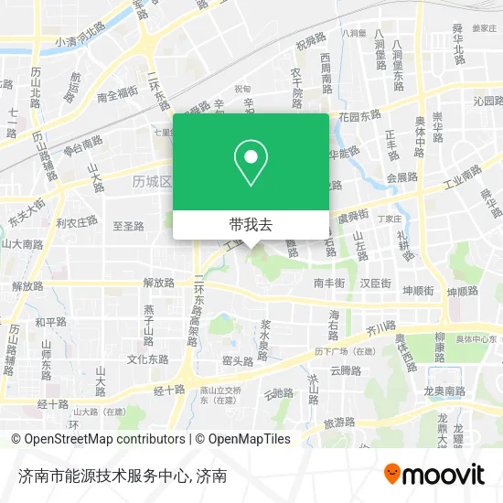 济南市能源技术服务中心地图