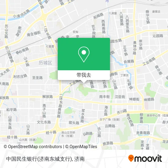 中国民生银行(济南东城支行)地图