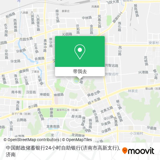 中国邮政储蓄银行24小时自助银行(济南市高新支行)地图