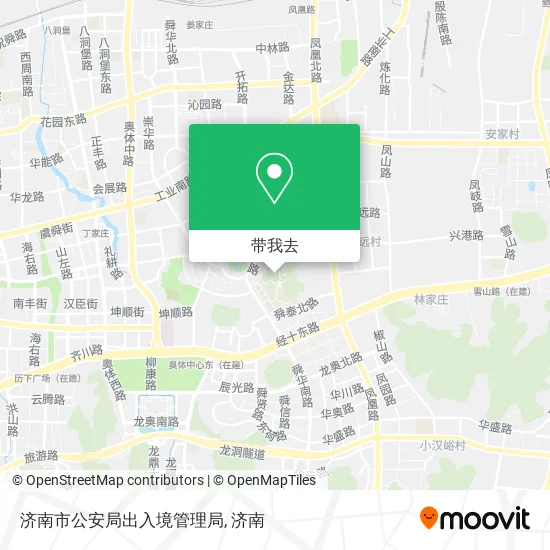 济南市公安局出入境管理局地图