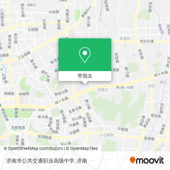 济南市公共交通职业高级中学地图
