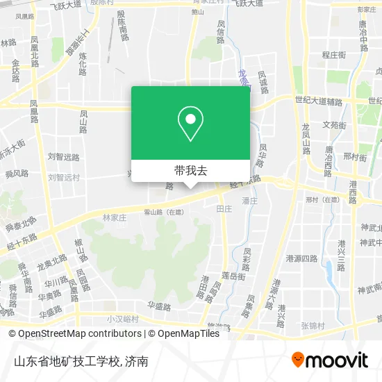 山东省地矿技工学校地图