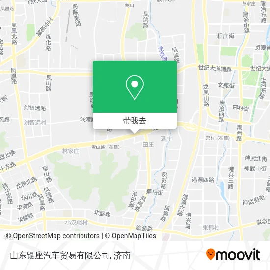 山东银座汽车贸易有限公司地图