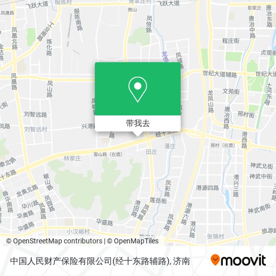 中国人民财产保险有限公司(经十东路辅路)地图