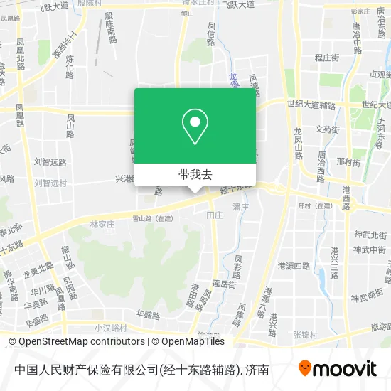 中国人民财产保险有限公司(经十东路辅路)地图