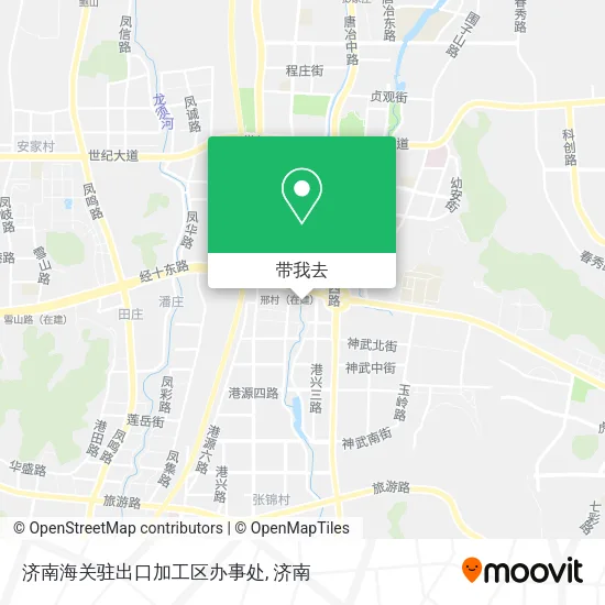 济南海关驻出口加工区办事处地图