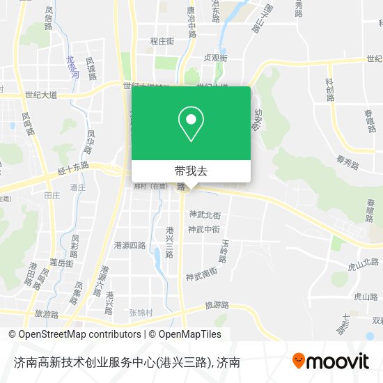 济南高新技术创业服务中心(港兴三路)地图