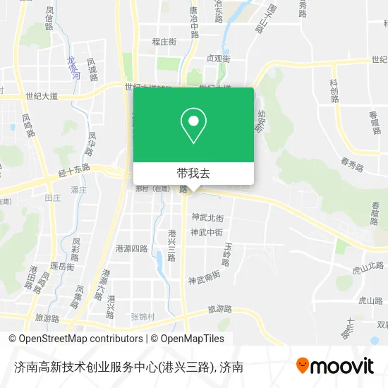济南高新技术创业服务中心(港兴三路)地图