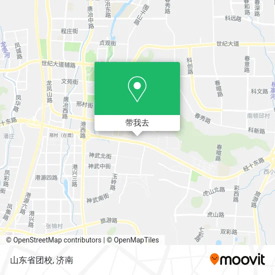 山东省团校地图