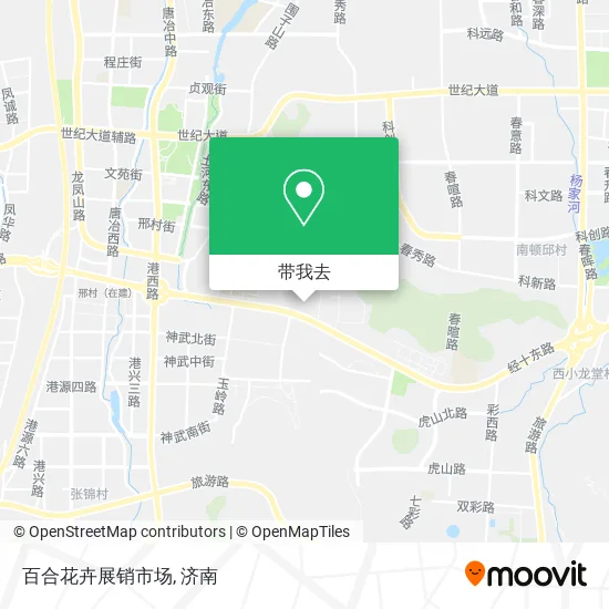 百合花卉展销市场地图
