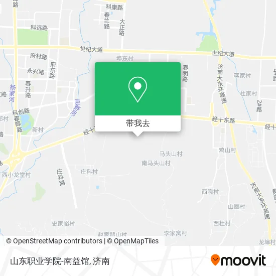 山东职业学院-南益馆地图