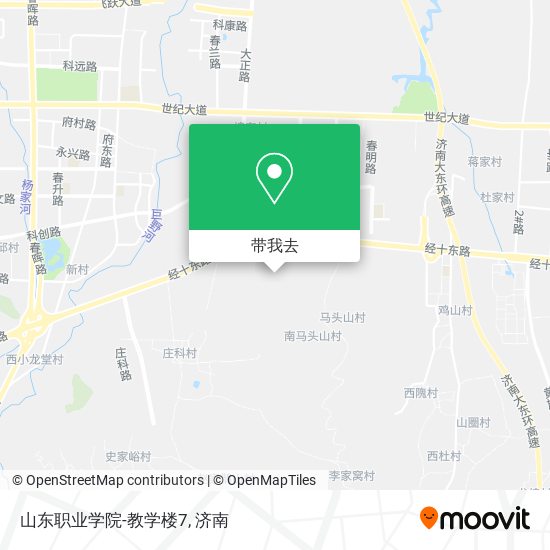 山东职业学院-教学楼7地图