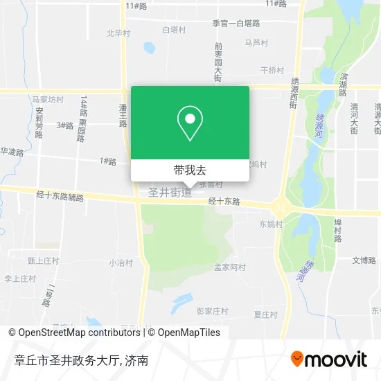 章丘市圣井政务大厅地图