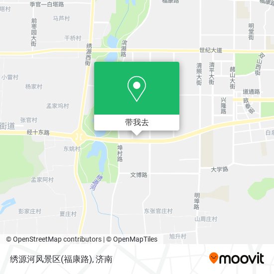 绣源河风景区(福康路)地图