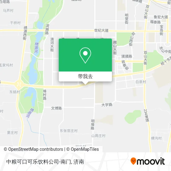 中粮可口可乐饮料公司-南门地图