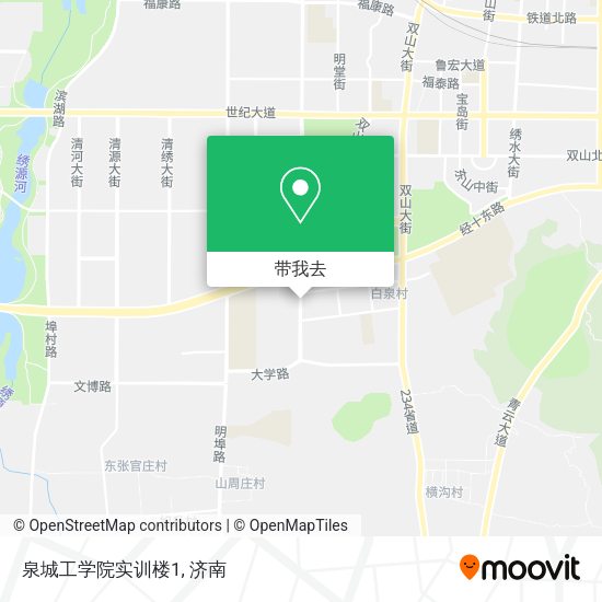泉城工学院实训楼1地图