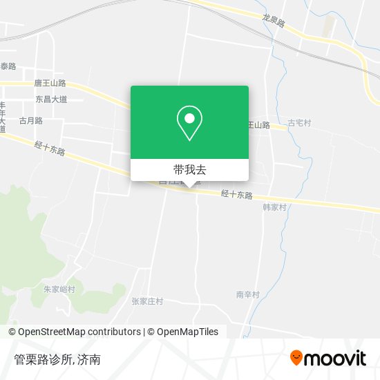 管栗路诊所地图