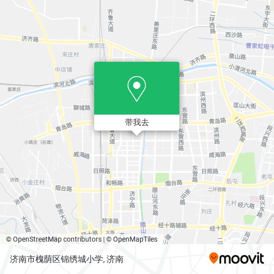 济南市槐荫区锦绣城小学地图