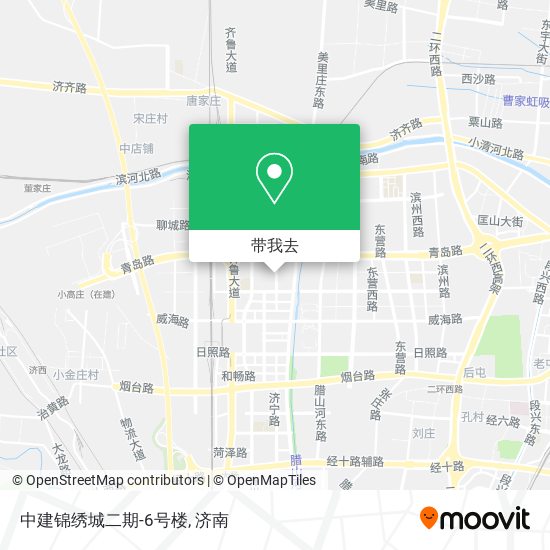 中建锦绣城二期-6号楼地图