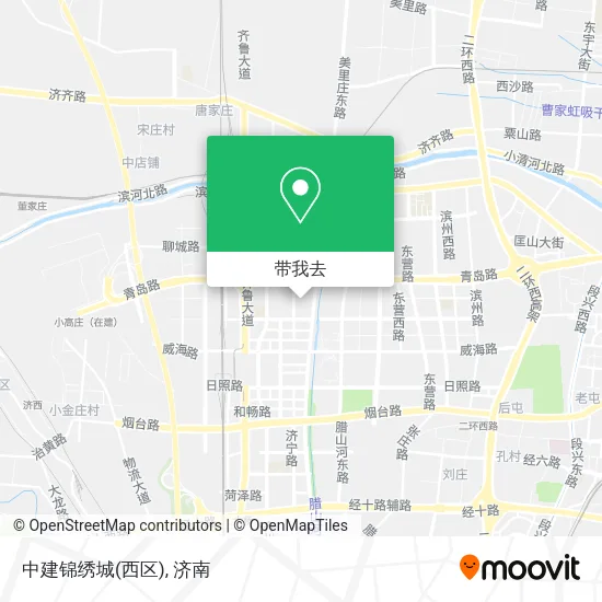 中建锦绣城(西区)地图