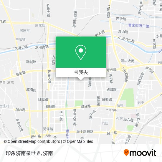 印象济南泉世界地图