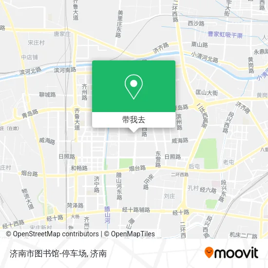 济南市图书馆-停车场地图