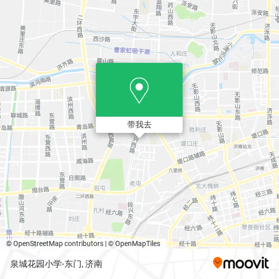 泉城花园小学-东门地图