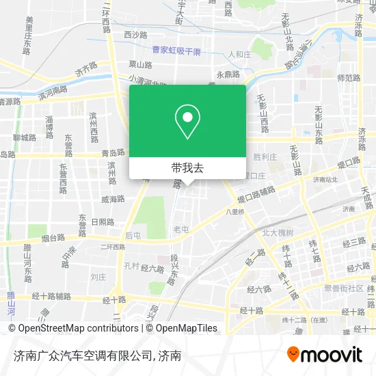 济南广众汽车空调有限公司地图