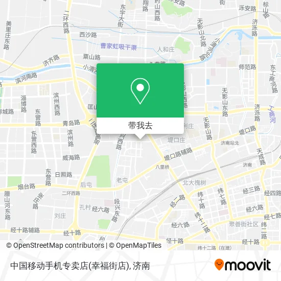 中国移动手机专卖店(幸福街店)地图