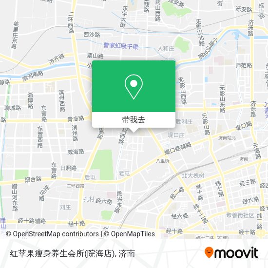 红苹果瘦身养生会所(院海店)地图