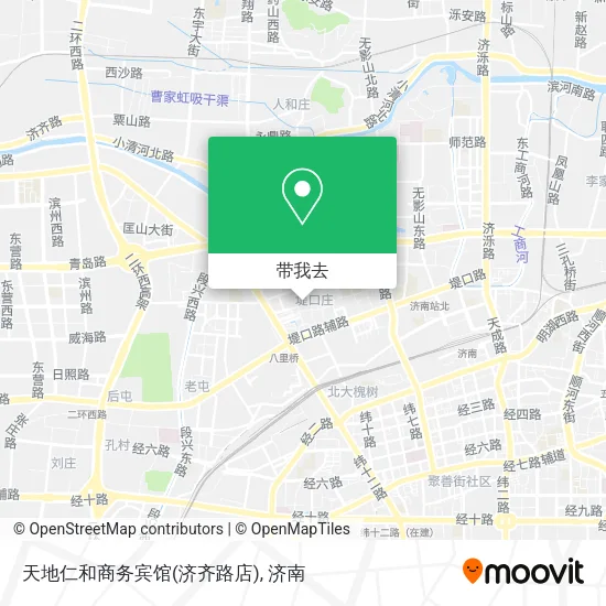 天地仁和商务宾馆(济齐路店)地图
