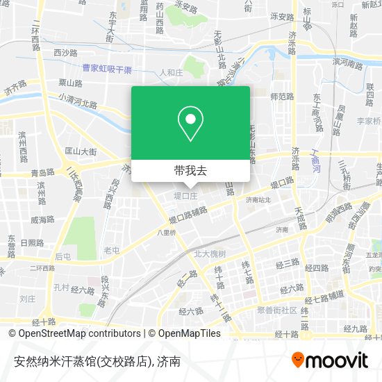 安然纳米汗蒸馆(交校路店)地图